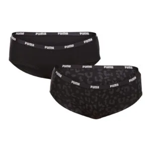 2PACK dámské kalhotky Puma černé (701226222 001) S