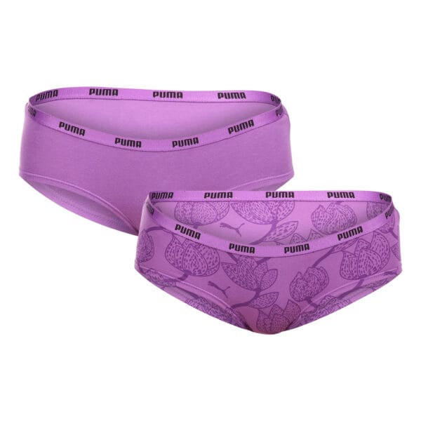 2PACK dámské kalhotky Puma fialové (701226222 002) S