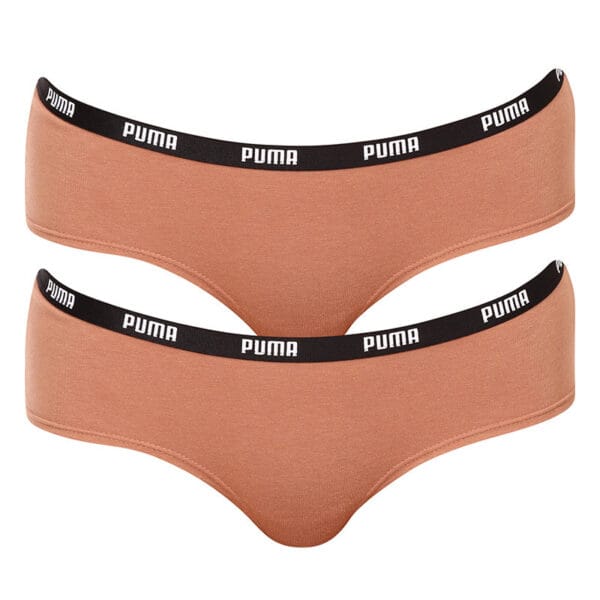 2PACK dámské kalhotky Puma hnědé (603032001 013) S