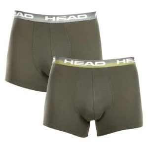 2PACK pánské boxerky HEAD zelené (701226183 001) M