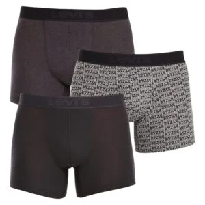 3PACK pánské boxerky Levis vícebarevné (701224660 001) M