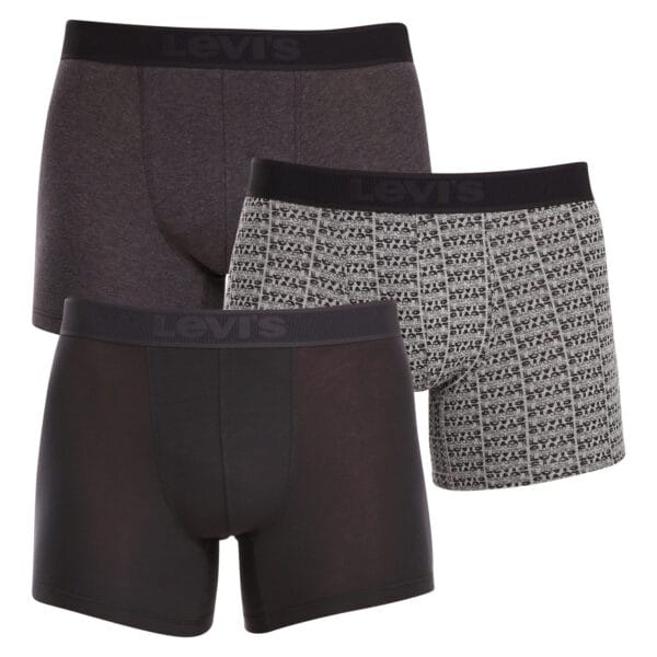 3PACK pánské boxerky Levis vícebarevné (701224660 001) M