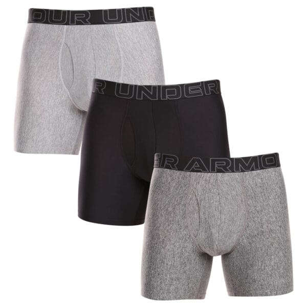3PACK pánské boxerky Under Armour vícebarevné (1383878 035) S