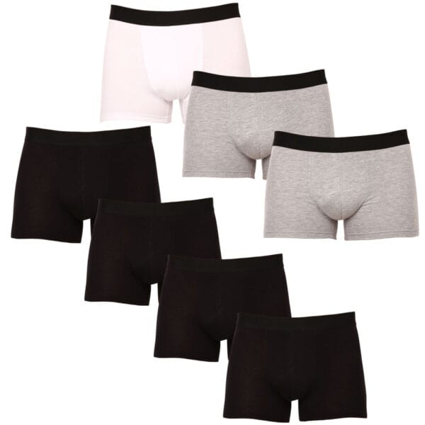 7PACK pánské boxerky Nedeto vícebarevné (7NDTB1002) XL