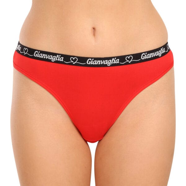 Dámská tanga Gianvaglia červená (820) XL
