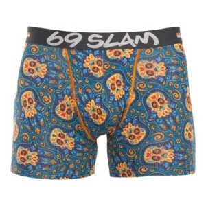 Pánské boxerky 69SLAM fit bamboo hamsa hand gilbert (MPBHHD-BB) M