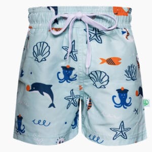 Veselé chlapecké plavky Dedoles Mořští kamarádi (D-K-BW-SSH-C-RP-1258) 1-2 roky