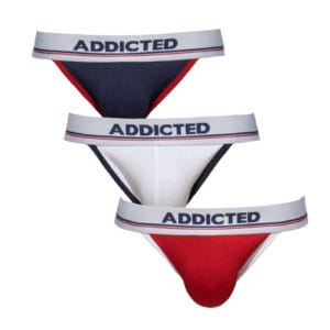 3PACK pánské jocksy Addicted vícebarevné (AD1010P-3COL) S