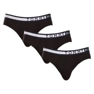 3PACK pánské slipy Tommy Hilfiger černé (UM0UM01227 0R9) M