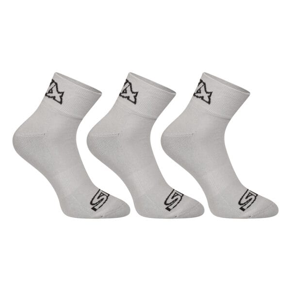 3PACK ponožky Styx kotníkové šedé (3HK1062) S