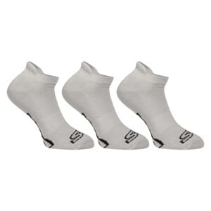 3PACK ponožky Styx nízké šedé (3HN1062) XL