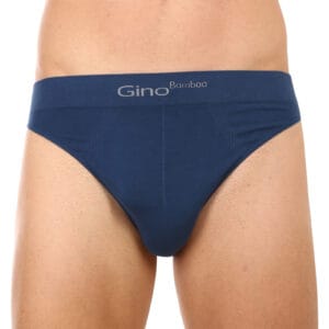 Pánské slipy Gino bambusové petrol (50003) XL