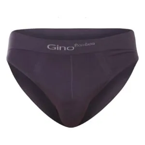 Pánské slipy Gino bambusové šedé (50003) XL