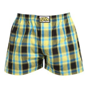 Pánské trenky Styx klasická guma vícebarevné (A1033) L
