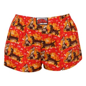Dámské trenky Styx art klasická guma pejsci (K1554) XXL