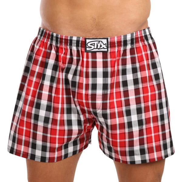 Pánské trenky Styx klasická guma nadrozměr vícebarevné (E1035) 3XL