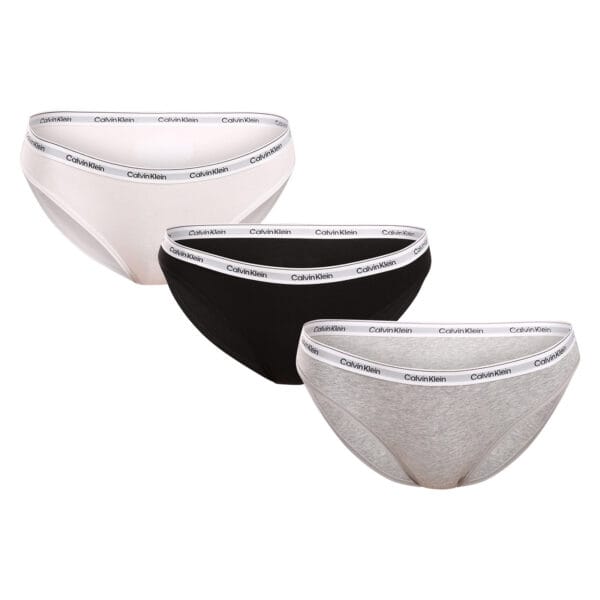 3PACK dámské kalhotky Calvin Klein vícebarevné (QD5207E-MPI) 3XL