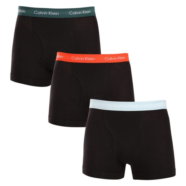 3PACK pánské boxerky Calvin Klein černé (NB2615A-NLS) XL
