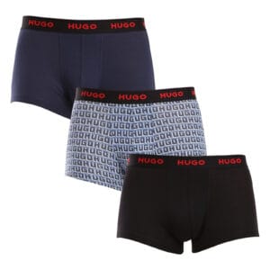 3PACK pánské boxerky HUGO vícebarevné (50517894 975) L