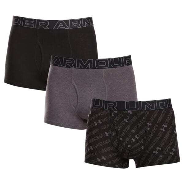 3PACK pánské boxerky Under Armour vícebarevné (1383892 001) M