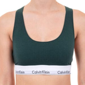 Dámská podprsenka Calvin Klein tmavě zelená (F3785E-CP2) S