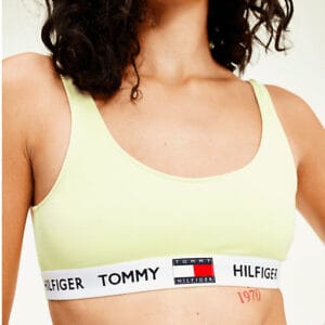 Dámská podprsenka Tommy Hilfiger žlutá (UW0UW02225 ZA6) S