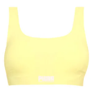 Dámská sportovní podprsenka Puma žlutá (100001239 002) M
