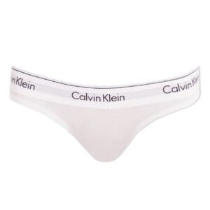 Dámská tanga Calvin Klein bílá (F3786E-100) L