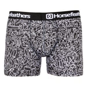 Pánské boxerky Horsefeathers Sidney doodle (AM070C) M