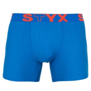 Pánské boxerky Styx long sportovní guma modré (U967) L