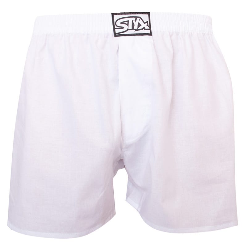 Pánské trenky Styx klasická guma bílé (A1061) L