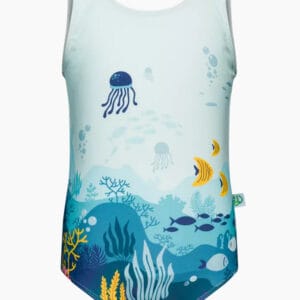 Veselé dívčí plavky Dedoles Korálový svět (D-K-BW-OPS-C-RP-1578) 1-2 roky