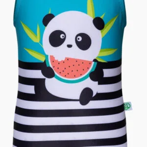 Veselé dívčí plavky Dedoles Panda (D-K-SCL-S-OPS-C-1260) 1-2 roky