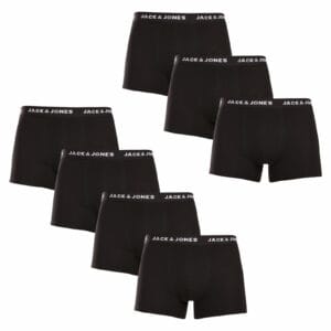 7PACK pánské boxerky Jack and Jones černé (12171258) M