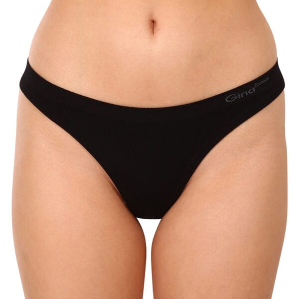 Dámská tanga Gina bambusová černá (05014-MxC) L