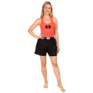 Dámské pyžamo Calvin Klein vícebarevné (QS6937E-EAO) S