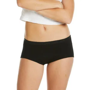 Menstruační kalhotky pro dívky Love Luna Boyleg Black Hearts (LOVE054BH) 140