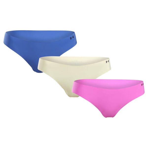 3PACK dámská tanga Under Armour vícebarevná (1383893 383) XL