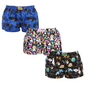 3PACK dámské trenky Styx art klasická guma vícebarevné (3K11889) S