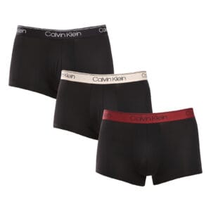 3PACK pánské boxerky Calvin Klein černé (NB2569A-Q84) M