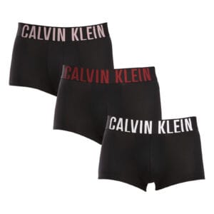3PACK pánské boxerky Calvin Klein černé (NB3611A-Q1S) M