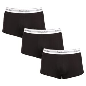 3PACK pánské boxerky Calvin Klein černé (NB3956A-UB1) L