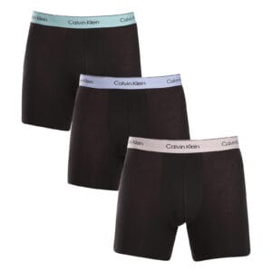 3PACK pánské boxerky Calvin Klein černé (NB3964A-U2Y) M