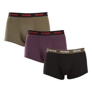 3PACK pánské boxerky HUGO vícebarevné (50517878 987) L