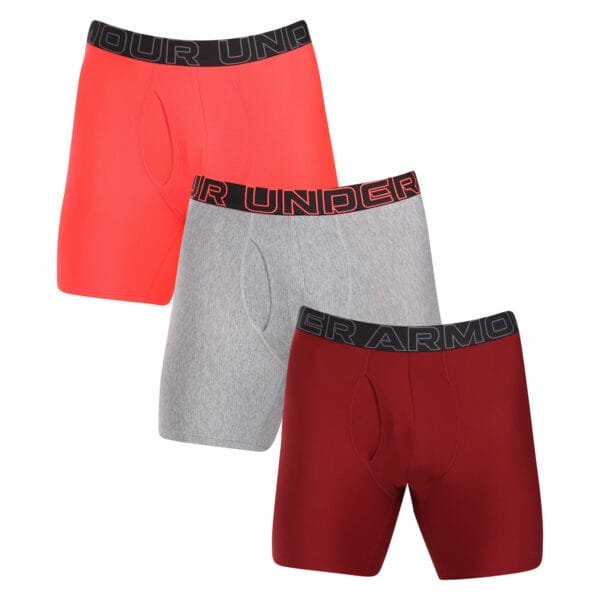3PACK pánské boxerky Under Armour vícebarevné (1383884 625) 5XL