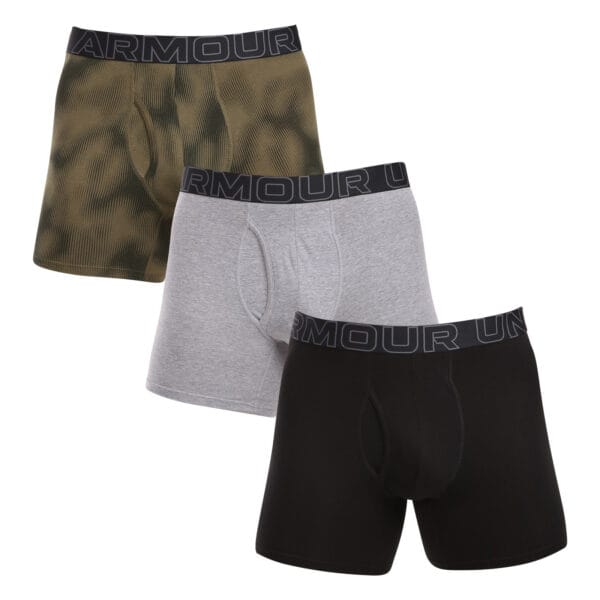 3PACK pánské boxerky Under Armour vícebarevné (1383890 390) 4XL
