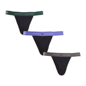 3PACK pánské jocksy Tommy Hilfiger černé (UM0UM03384 0UI) XL