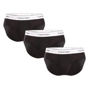 3PACK pánské slipy Calvin Klein černé (NB3962A-UB1) L