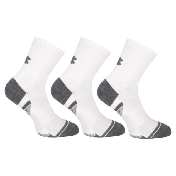 3PACK ponožky Under Armour bílé (1379530 100) M