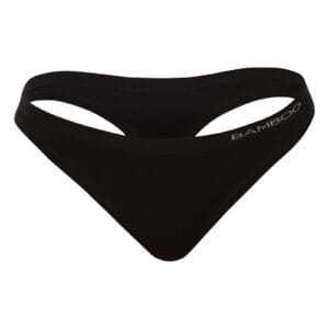 Dámská tanga Gina bambusová černá (05013) M